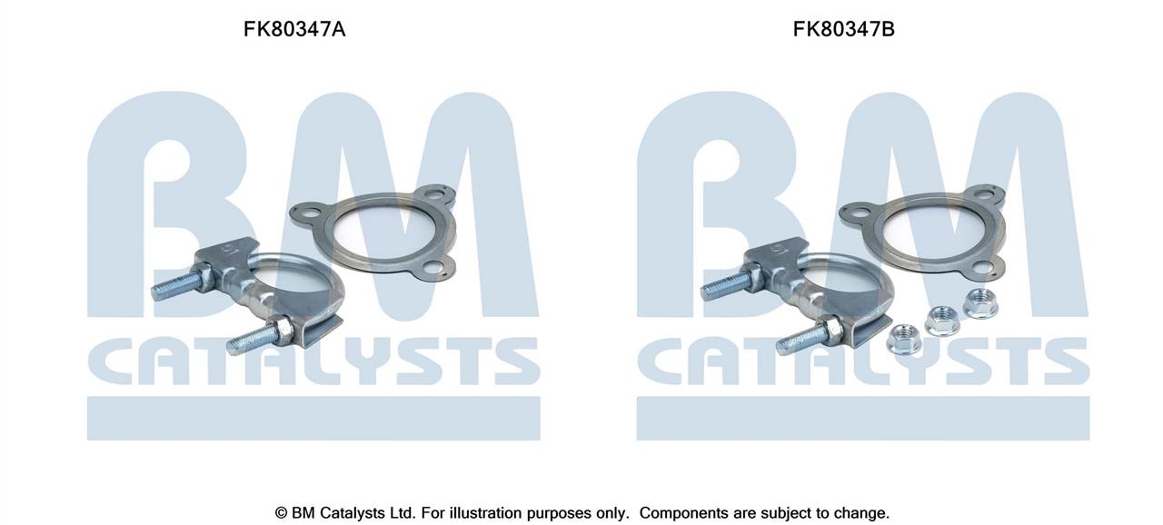 BM Catalysts FK80347 Mounting Kit, catalytic converter FK80347