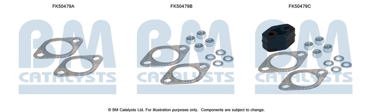 BM Catalysts FK50479 Mounting kit for exhaust system FK50479