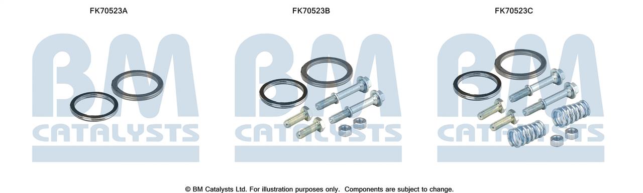 BM Catalysts FK70523 Mounting kit for exhaust system FK70523