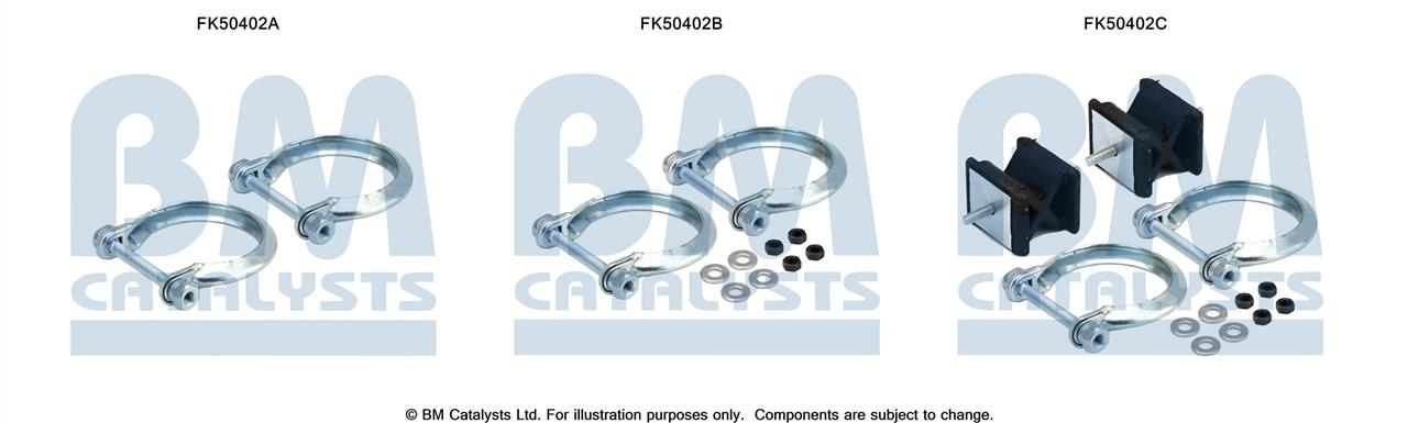 BM Catalysts FK50402 Mounting kit for exhaust system FK50402