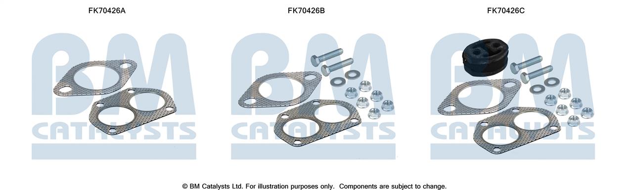 BM Catalysts FK70426 Mounting kit for exhaust system FK70426