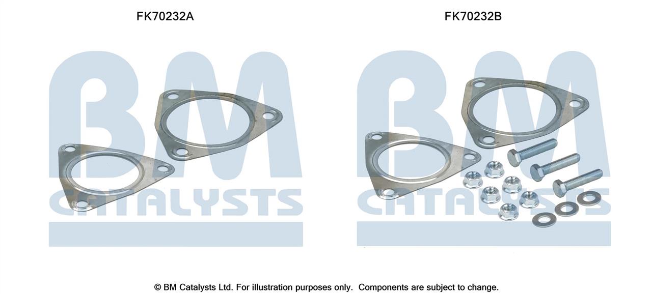 BM Catalysts FK70232 Mounting kit for exhaust system FK70232