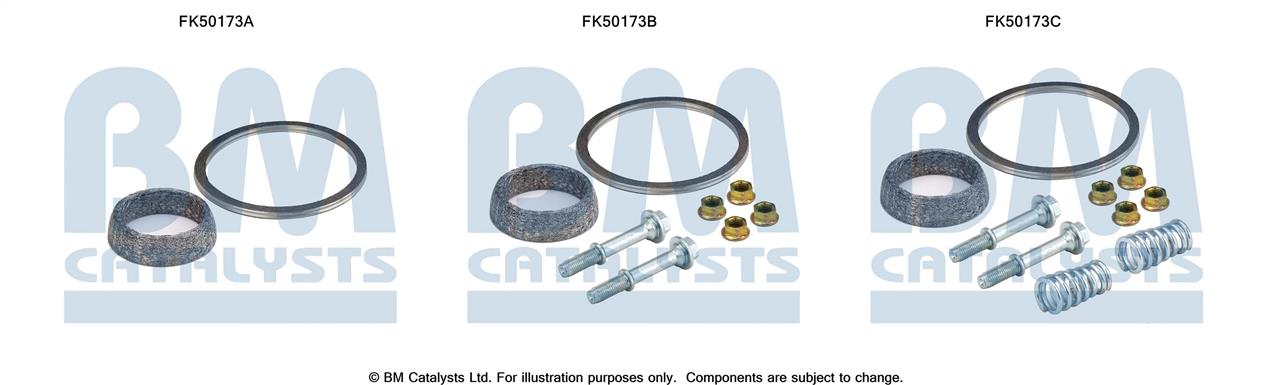 BM Catalysts FK50173 Mounting kit for exhaust system FK50173