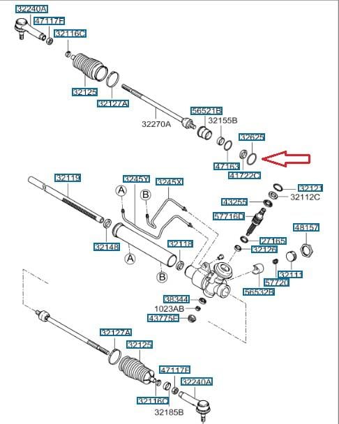 0K60A32135 Hyundai/Kia Ring