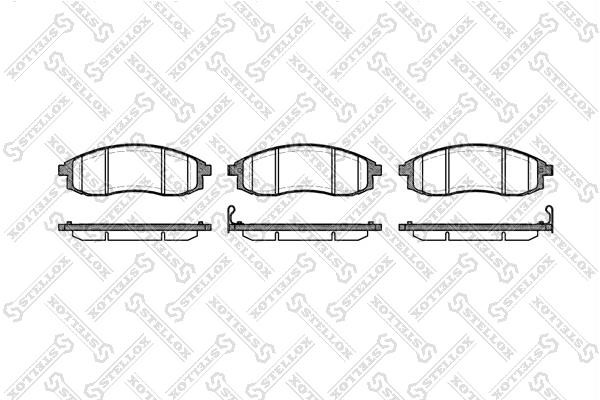 Stellox 609 012-SX Brake Pad Set, disc brake 609012SX