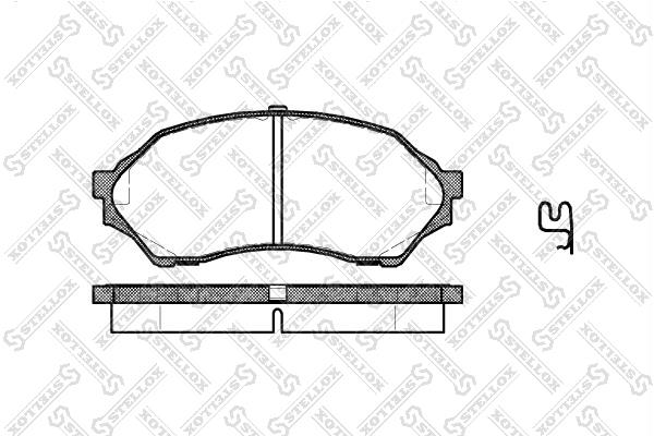 710000BSX Stellox Brake pad set