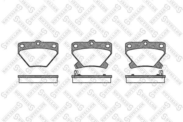 Stellox 752 002-SX Brake Pad Set, disc brake 752002SX