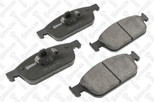 Disc brake pad set Ford Transit Courier Kombi: 000540BSX Stellox Brake pad set