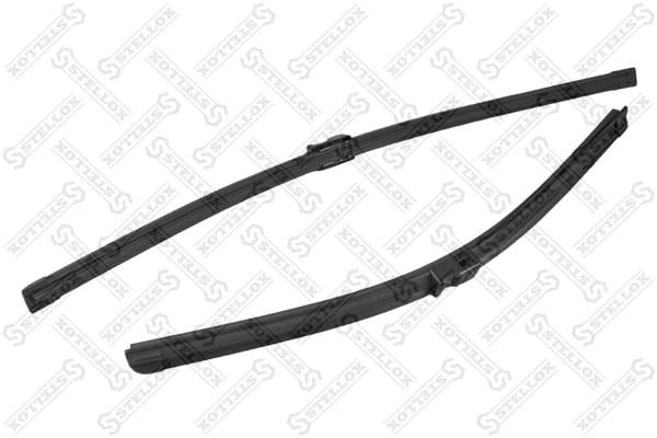 201632SX Stellox Set of frameless wiper blades 600/500