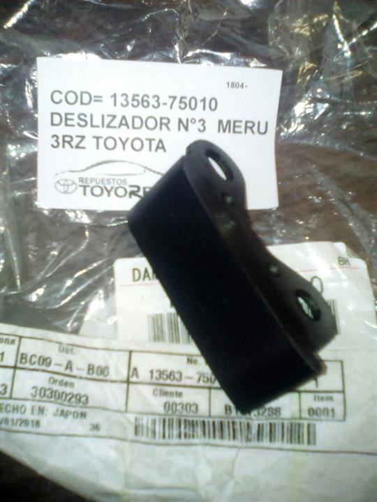 Toyota 13563-75010 Sliding rail 1356375010