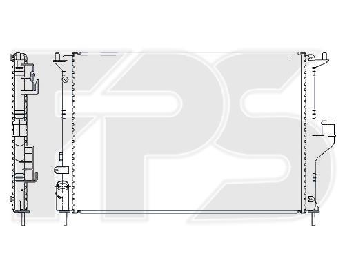 FPS FP 56 A137-X Radiator, engine cooling FP56A137X
