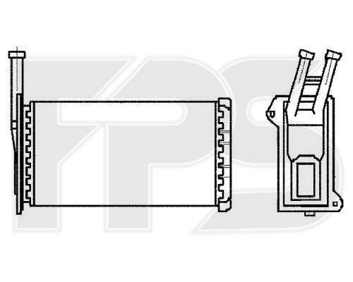 FPS FP 28 N21-X Heat exchanger, interior heating FP28N21X