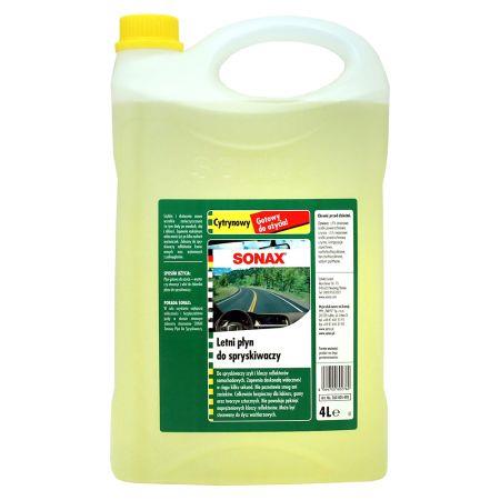 Summer windshield washer fluid, Lemon, 4l Sonax 260405