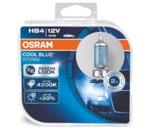 Osram Halogen lamp Osram Cool Blue Intense +20% 12V HB4 51W +20% – price