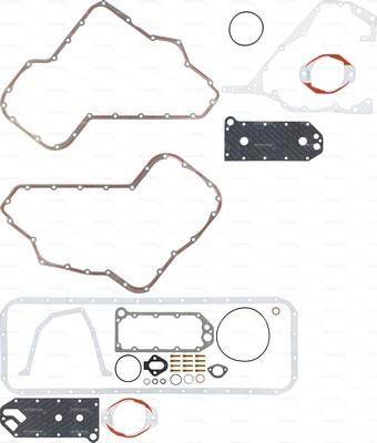 Victor Reinz 08-41455-01 Gasket Set, crank case 084145501 084145501 Victor Reinz Gasket Set, crank case