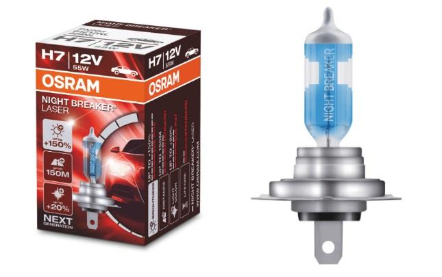 Osram 64210NL Halogen lamp Osram Night Breaker Laser +150% 12V H7 55W +150% 64210NL