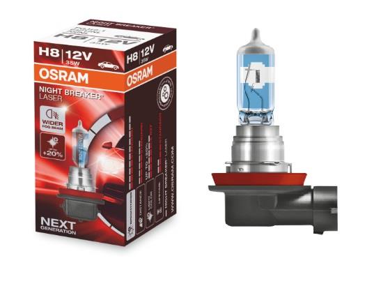 Osram 64212NL Halogen lamp Osram Night Breaker Laser +150% 12V H8 35W +150% 64212NL