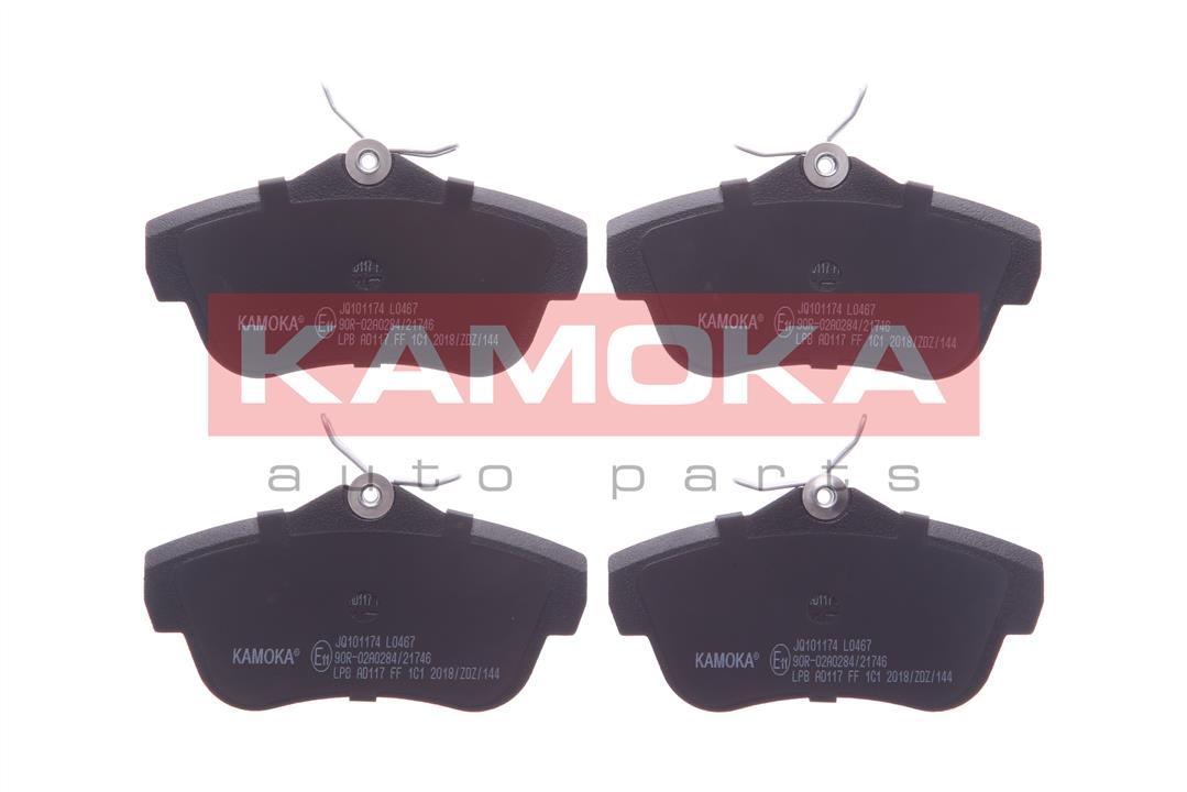 Kamoka JQ101174 Rear disc brake pads, set JQ101174