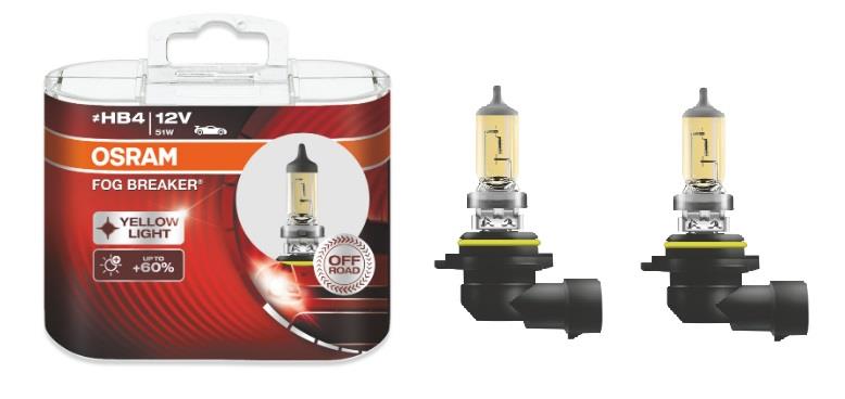 Osram 9006FBR-HCB Halogen lamp Osram Fog Breaker Off-Road +60% 12V HB4 51W 9006FBRHCB