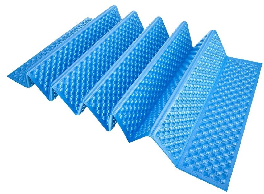 Red Point 140-1001LIGHTBLUE Travel mat with accessories X-Fold (180x58cm), blue 1401001LIGHTBLUE