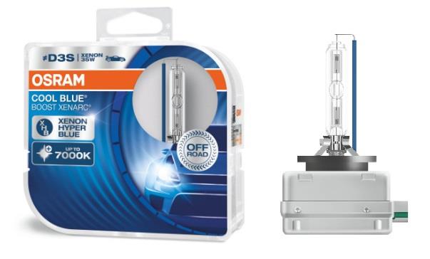 Xenon lamp bulb Jaguar XF: 66340CBBHCB Osram Xenon bulb Osram Cool Blue Boost Xenarc D3S 42V 35W 7000K (2 pc.)