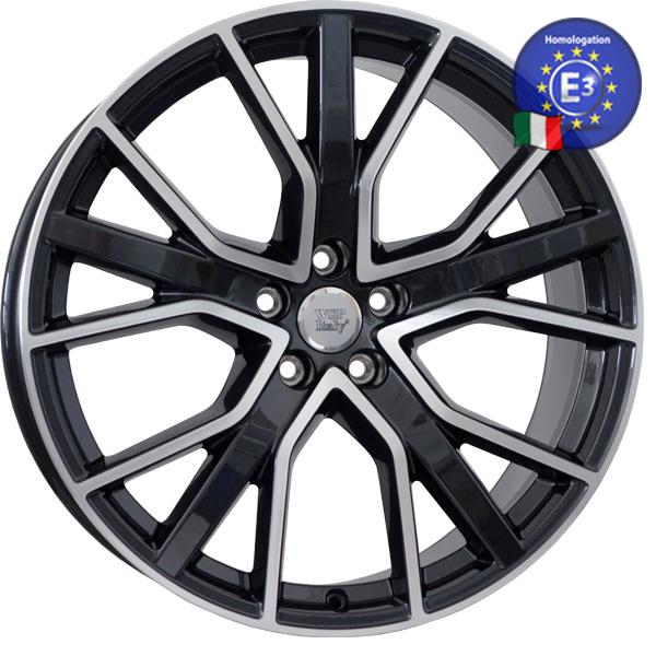WSP Italy RAU20857143IZJ Light Alloy Wheel WSP Italy W571 ALICUDI (Audi) 8,5x20 5x112 ET43 DIA66,6 GLOSSY BLACK POLISHED RAU20857143IZJ