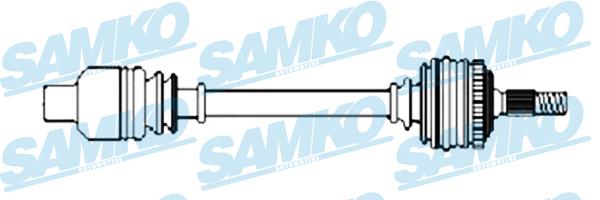 Samko DS52533 Drive shaft DS52533