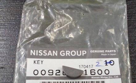 0092651600 Nissan Crankshaft Pulley Dowel