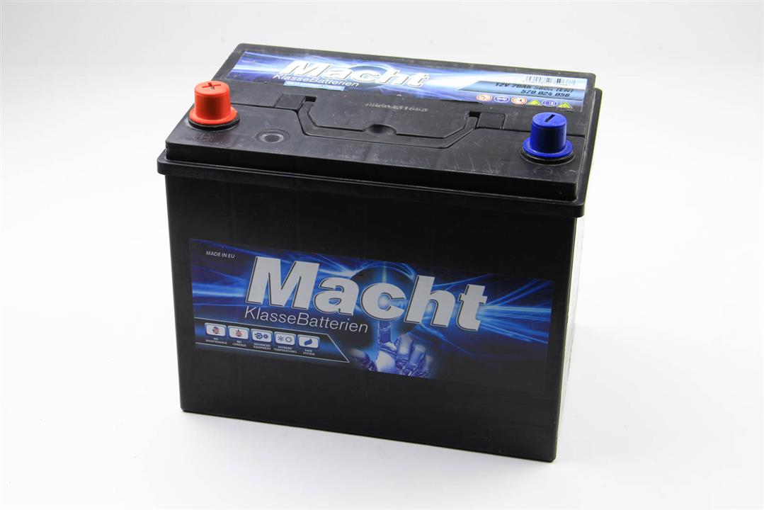 Macht 25641 Battery Macht JIS 12V 70Ah 560A(EN) L+ 25641
