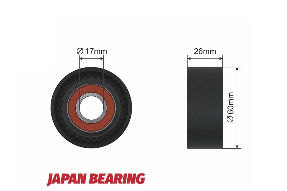 Guide pulley Renault Espace: RNKRE000 NTY Bypass roller