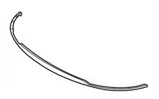 865901M000 Hyundai/Kia Front bumper spoiler