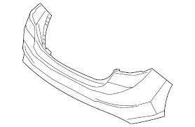 86611F2000 Hyundai/Kia Bumper rear