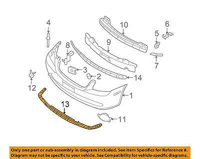 865902G000 Hyundai/Kia Front bumper spoiler