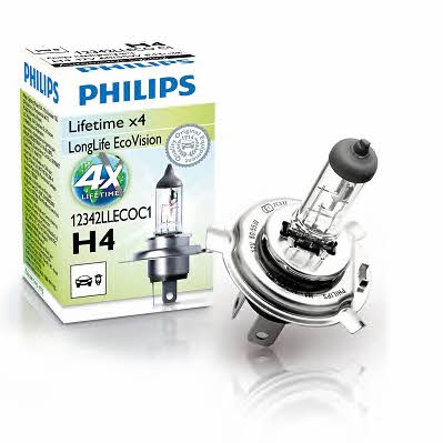 Philips 12342LLECOC1 Halogen lamp Philips Longlife Ecovision 12V H4 60/55W 12342LLECOC1