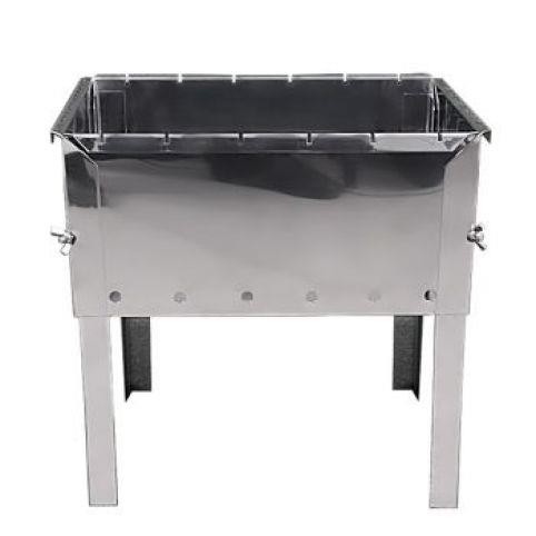 Silumin 43-1047 BBQ grill (6-seat), stainless steel 431047