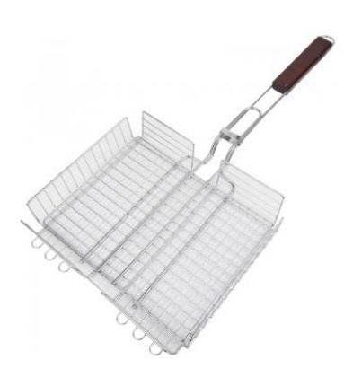 Grill Me 146-1009 Double grill grate BQ-032 (31x26x6cm), chrome 1461009