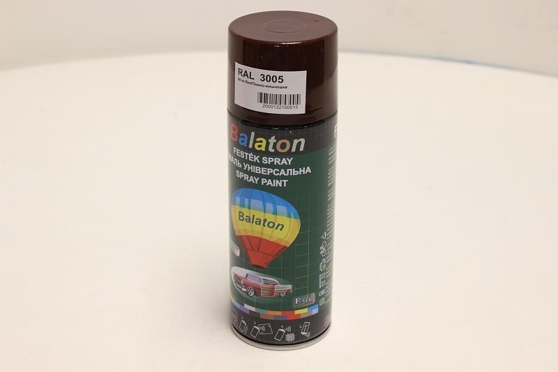 Balaton RAL3005 Universal paint RAL3005 dark cherry, 400 ml RAL3005