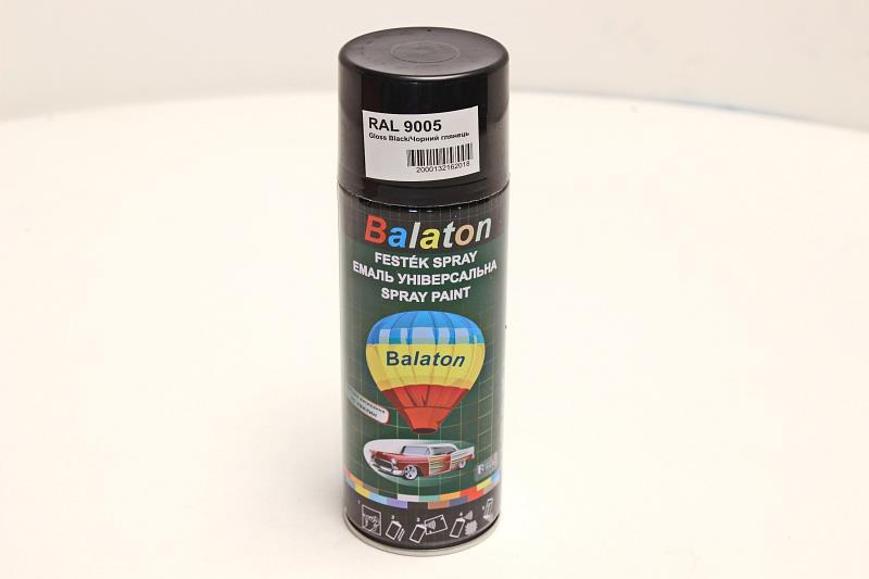 Balaton RAL9005G Universal paint RAL9005G gloss black, 400 ml RAL9005G