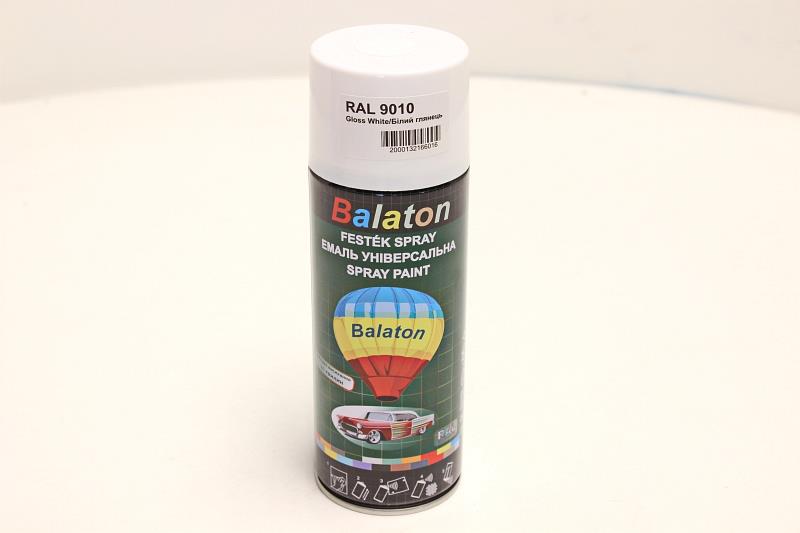 Balaton RAL9010G Universal paint RAL9010G white gloss, 400 ml RAL9010G