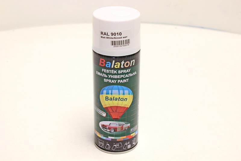 Balaton RAL9010M Universal paint RAL9010M white matte, 400 ml RAL9010M