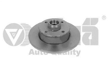 Vika 66150021201 Rear brake disc, non-ventilated 66150021201