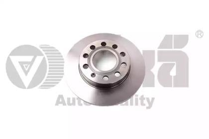 Vika 66151091601 Rear brake disc, non-ventilated 66151091601
