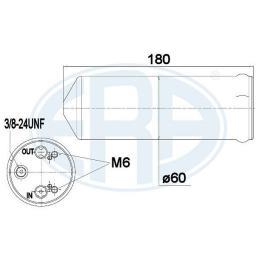 AC receiver drier Volvo: 668016 Era Dryer, air conditioner