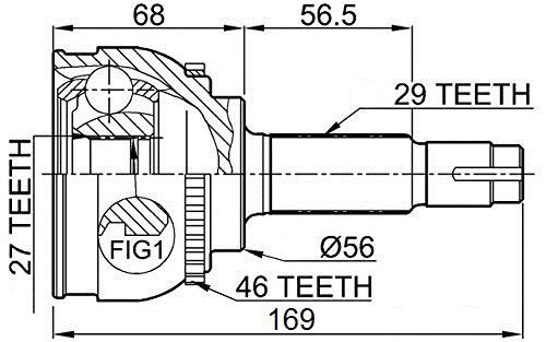 HDE 108002 CV joint 108002