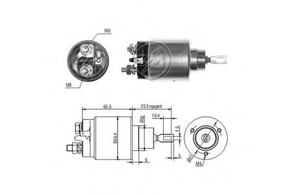 2777 Zm Solenoid switch, starter