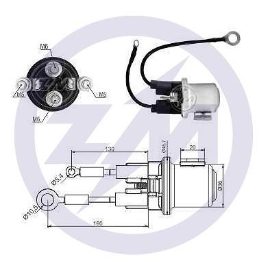 Zm 2-408 Solenoid switch, starter 2408