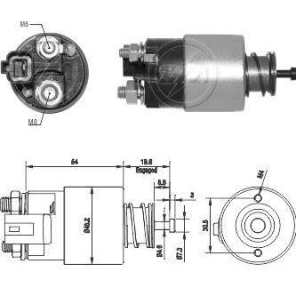 2391 Zm Solenoid switch, starter