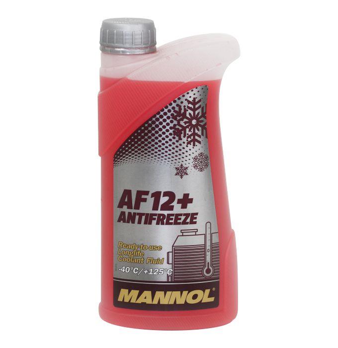 Mannol MN4012-1 Frostschutz MANNOL Antifreeze Longlife 4012 AF12+ rot, gebrauchsfertig -40C, 1 l MN40121
