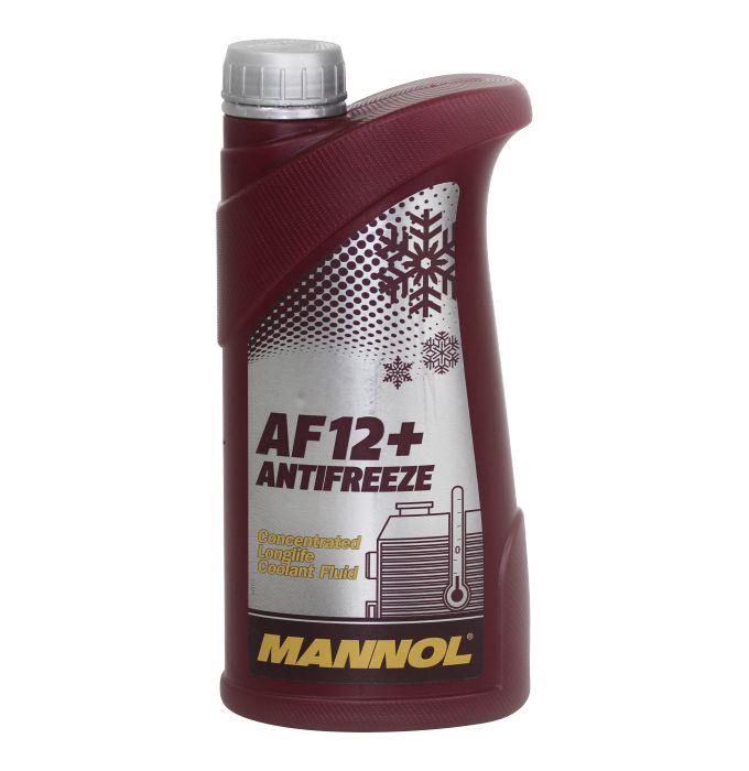 Mannol MN4112-1 Frostschutzmittel MANNOL Antifreeze Longlife 4112 AF12+ rot, Konzentrat, 1 l MN41121
