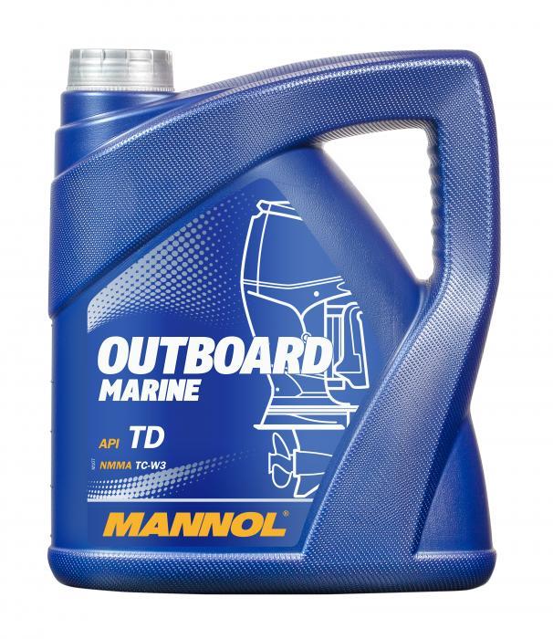 Mannol MN7207-4 Motor oil MANNOL 7207 Outboard Marine API TD, JASO FC, NMMA TC-W3, 4 l MN72074